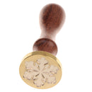 Antique Sealing Wax Seal Stamp Winter Snowflake for Party Invitation Cards Picture Decors Gift