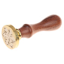 Antique Sealing Wax Seal Stamp Winter Snowflake for Party Invitation Cards Picture Decors Gift