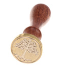 Classic Sealing Wax Seal Stamp Xmas Metal Head Decoration Tree for Making Festival Card