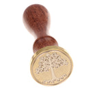 Classic Sealing Wax Seal Stamp Xmas Metal Head Decoration Tree for Making Festival Card
