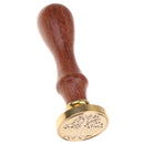 Classic Sealing Wax Seal Stamp Xmas Metal Head Decoration Tree for Making Festival Card