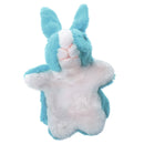 Cute Cartoon Plush Bunny Hand Puppet for Pretend Play Story Telling - Green