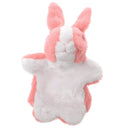 Cute Cartoon Plush Bunny Hand Puppet for Pretend Play Story Telling - Pink