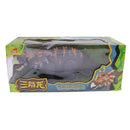 Kids Boys Gift Machine Electric Dinosaur Triceratops with Light Sound Toy