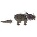 Kids Boys Gift Machine Electric Dinosaur Triceratops with Light Sound Toy