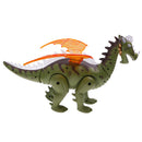 Kids Boys Gift Machine Electric Dinosaur Wings w/ Shining Light Sound Toy