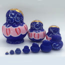 10pcs Hand Painted Wooden Russian Nesting Doll Matryoshka Kids Xmas Gift