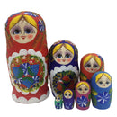 7PCS Hand Painted Wooden Strawberry Russian Nesting Dolls Matryoshka Gift