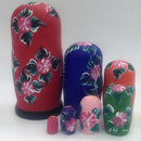 Set of 7pcs Wooden Hand Painted Strawberry Nesting Dolls Matryoshka Toys