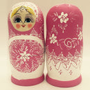 7PCS Hand Painted Wooden Russian Nesting Dolls Babushka Matryoshka Kids Xmas Gift