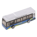 4pcs Painted Diecast Model Buses Cars Layout Train Diorama Scenery 1:100 HO