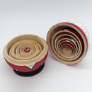 Set of 10pcs Wooden Charistmas Xmas Santa Claus Nesting Dolls Matryoshka Toy