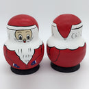 Set of 10pcs Wooden Charistmas Xmas Santa Claus Nesting Dolls Matryoshka Toy