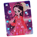 Preschoolers Toddlers 3D DIY Rhinestone Embroidery Princess Painting Handmade Cross Stitch Art Supplies Gift