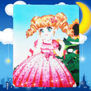 Preschoolers Toddlers 3D DIY Rhinestone Embroidery Princess Painting Handmade Cross Stitch Art Supplies Gift