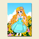 Preschoolers Toddlers 3D DIY Rhinestone Embroidery Princess Painting Handmade Cross Stitch Art Supplies Gift