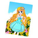 Preschoolers Toddlers 3D DIY Rhinestone Embroidery Princess Painting Handmade Cross Stitch Art Supplies Gift