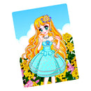 Preschoolers Toddlers 3D DIY Rhinestone Embroidery Princess Painting Handmade Cross Stitch Art Supplies Gift