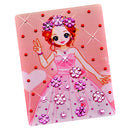 Preschoolers Toddlers 3D DIY Rhinestone Embroidery Princess Painting Handmade Cross Stitch Art Supplies Gift
