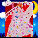 Preschoolers Toddlers 3D DIY Rhinestone Embroidery Princess Painting Handmade Cross Stitch Art Supplies Gift