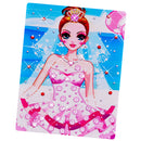 Preschoolers Toddlers 3D DIY Rhinestone Embroidery Princess Painting Handmade Cross Stitch Art Supplies Gift