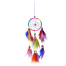Colorful Fluffy Dream Catcher Girls Dreamcatcher Car Hanging Decor Kid Gift