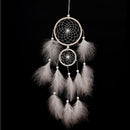 White 2 Rings DREAM CATCHER 54 CM Door Window Hanging Decoration Xmas Gift