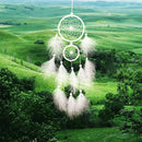 White 2 Rings DREAM CATCHER 54 CM Door Window Hanging Decoration Xmas Gift