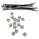 Guitar Effects Pedal Board 40x13cm Pedalboard w/ Adhesive Tape & Fasten Ties