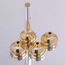 Trumpet Mouthpiece 4 Sizes Set 3C 5C 7C 1-1/2C Gold Plated Mouth Pieces Kit
