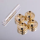 Trumpet Mouthpiece 4 Sizes Set 3C 5C 7C 1-1/2C Gold Plated Mouth Pieces Kit