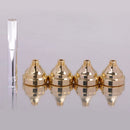 Trumpet Mouthpiece 4 Sizes Set 3C 5C 7C 1-1/2C Gold Plated Mouth Pieces Kit