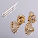Trumpet Mouthpiece 4 Sizes Set 3C 5C 7C 1-1/2C Gold Plated Mouth Pieces Kit