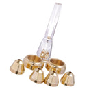 Trumpet Mouthpiece 4 Sizes Set 2B 2C 3B 3C Gold Plated Mouth Pieces Kit