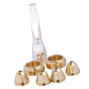 Trumpet Mouthpiece 4 Sizes Set 2B 2C 3B 3C Gold Plated Mouth Pieces Kit