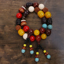 Cute Hanging Ornament Beads Car Rear Mirror Pendant Hanging Decor 12cm Pack Of 2PCS