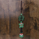 Replica Emerald Double Mythical Animal Pendant Car Interior Hanging Ornament