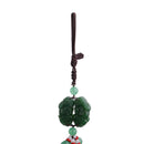 Replica Emerald Double Mythical Animal Pendant Car Interior Hanging Ornament