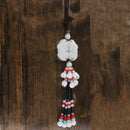 Replica Jade Double Mythical Animals Pendant Car Interior Hanging Ornament