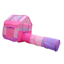 2-in-1 Kids Pop Up Tunnel Playhouse Tent Ball Pit Play Tent Indoor Outdoor Fun