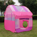 2-in-1 Kids Pop Up Tunnel Playhouse Tent Ball Pit Play Tent Indoor Outdoor Fun