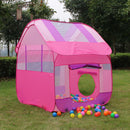 2-in-1 Kids Pop Up Tunnel Playhouse Tent Ball Pit Play Tent Indoor Outdoor Fun