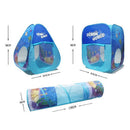 Kids 3-in-1 Indoor Outdoor Pop Up Folding Playhouse Tunnel Play Tent Toy Birthday Gift