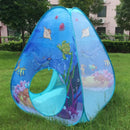 Kids 3-in-1 Indoor Outdoor Pop Up Folding Playhouse Tunnel Play Tent Toy Birthday Gift