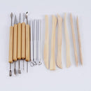Magicdeal 14Pcs/Set Clay Wax Sculpting Pottery Tools Clay Ceramic Sculpture Molding Jewelry Making Tools