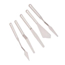 Plastic Palette Tool Scraper Set Spatula for Oil Painting Gouache 5Pcs/Set