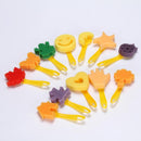 Magicdeal 1 Set of 12PCS Sponge Painting Brush Seals Early Learning Kids Art Supplies Painting Graffiti Drawing Educational Toy Gift