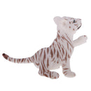 Realistic Wild Reptile Animals Baby Tiger Model Action Figures Kids Toys