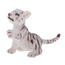 Realistic Wild Reptile Animals Baby Tiger Model Action Figures Kids Toys