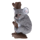 Realistic Koala Hugging Tree Model Figurine Action Figures Kids Toys Gift